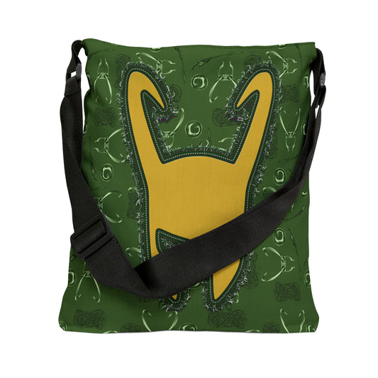 Loki Helmet Adjustable Tote Bag - Fandom-Made