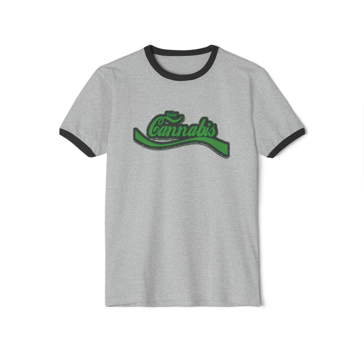 Enjoy Cannabis Ringer T-Shirt - Fandom-Made