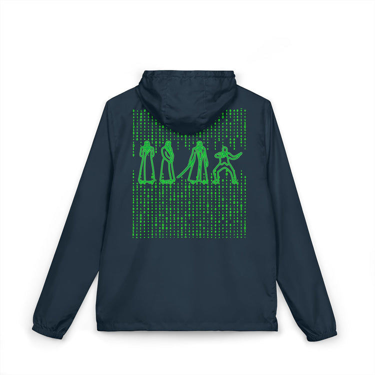 Morpheus Unisex Full-Zip Windbreaker Jacket - Fandom-Made