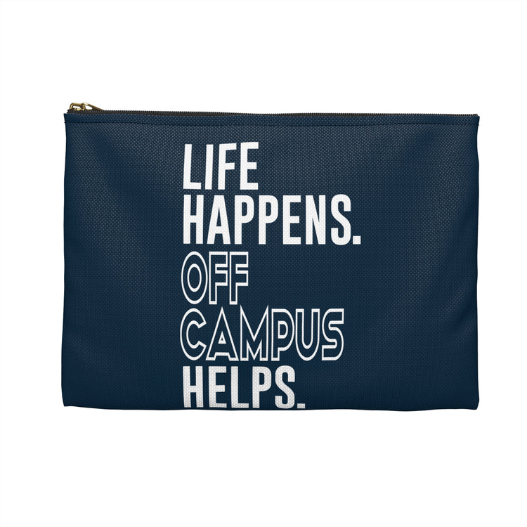 Life Happens Off Campus Helps Pouch