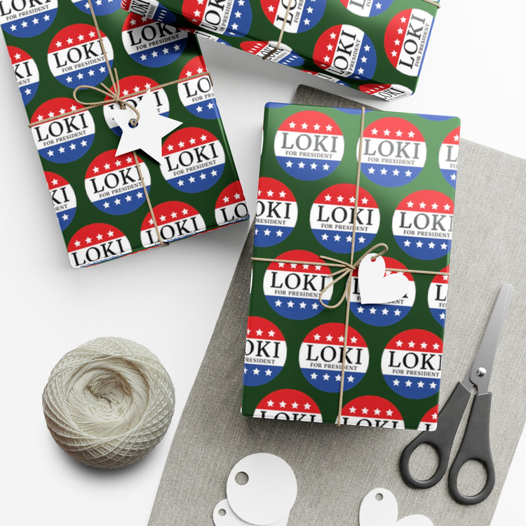 Loki For President Gift Wrap Papers - Fandom-Made