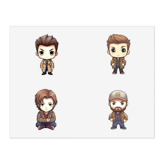 Supernatural Small Stars Sticker Sheet - Fandom-Made