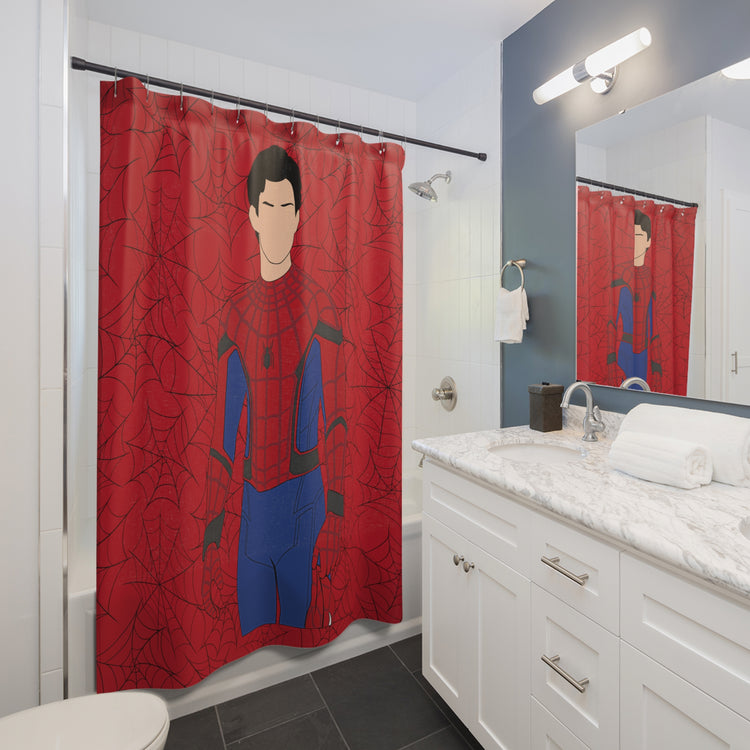 Spider-Man All-Over Print Shower Curtains - Fandom-Made