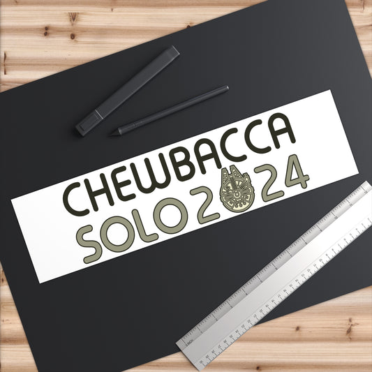 Chewbacca Solo 2024 Bumper Stickers