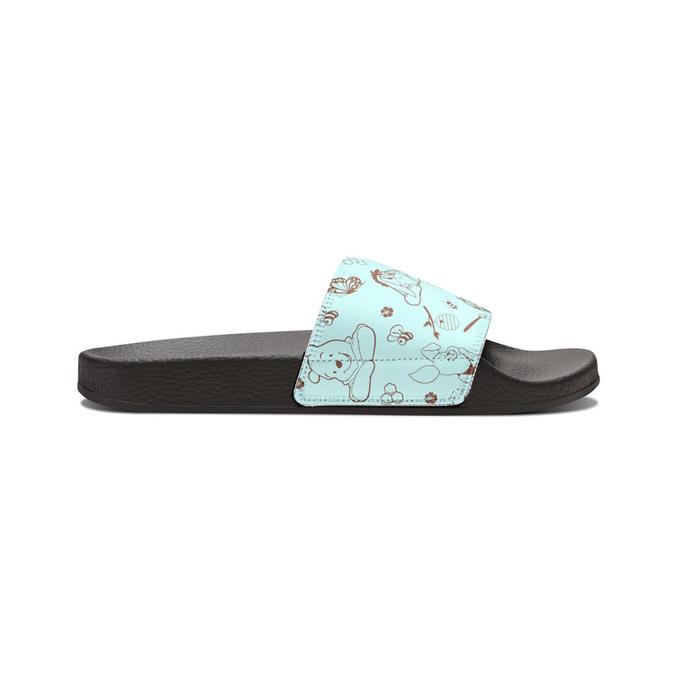 Winnie All-Over Print Youth Slides - Fandom-Made