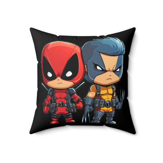 Cute Chimichangas Square Pillow - Fandom-Made