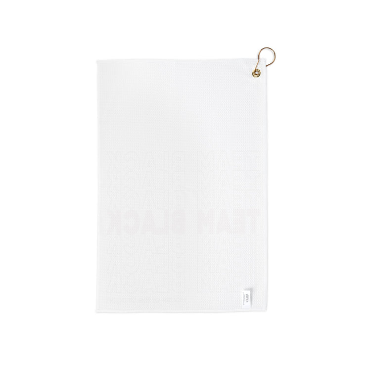Team Black Golf Towel
