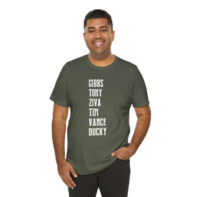 NCIS Names Unisex T-Shirt - Fandom-Made