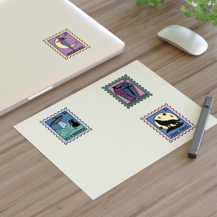 Fantasy Stamps Sticker Sheet Set 1 - Fandom-Made