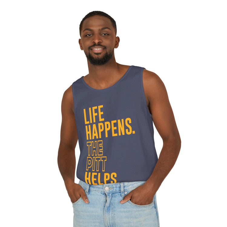 Life Happens The Pitt Helps Unisex Tank Top - Fandom-Made