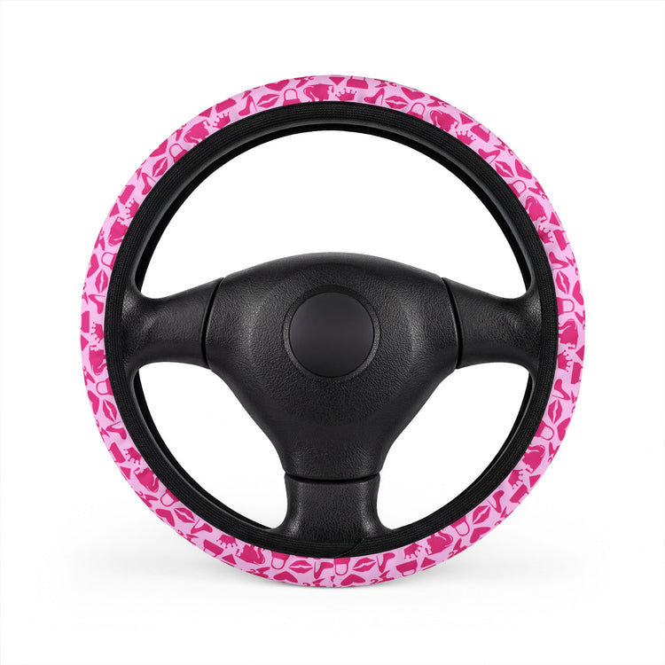 Girlie Doll Car Steering Wheel Cover - Fandom-Made