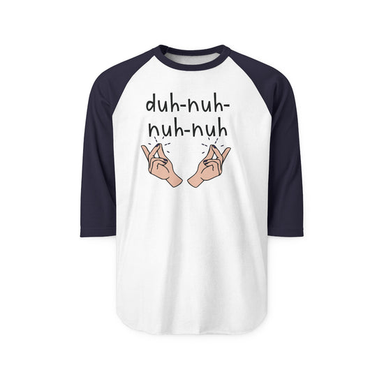 Snappy Song 3/4 Raglan Shirt - Fandom-Made