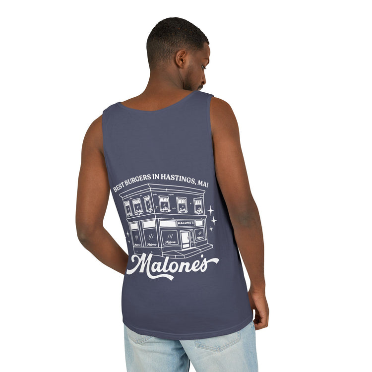 Malone's Unisex Garment-Dyed Tank Top