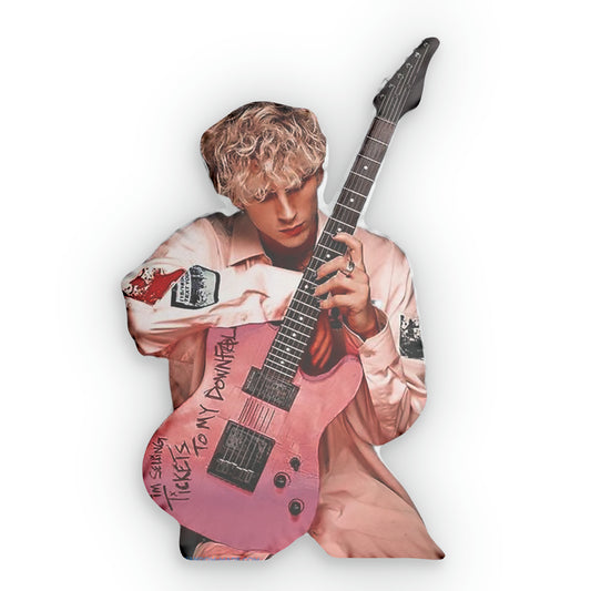 MGK with Guitar Shaped Pillows - Fandom-Made