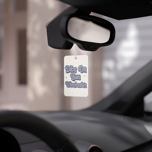 Dibs On Sam Winchester Car Air Freshener - Fandom-Made