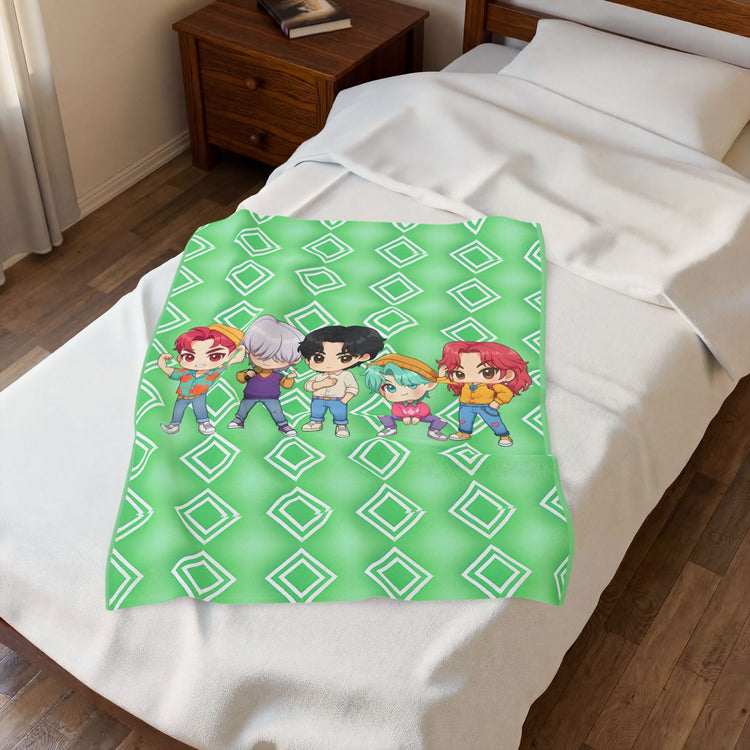 Saja Boys Velveteen Plush Blanket