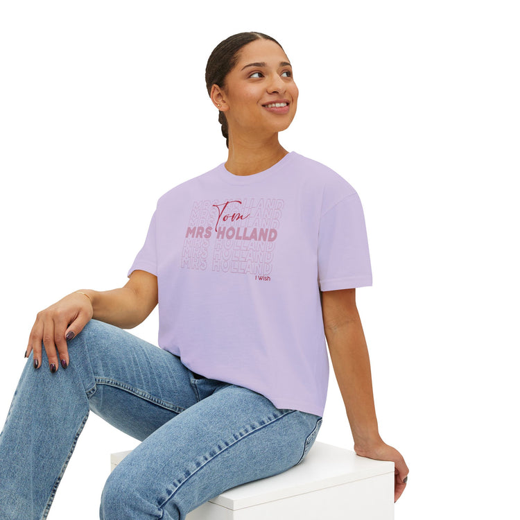 Mrs. Holland Women's Boxy Tee