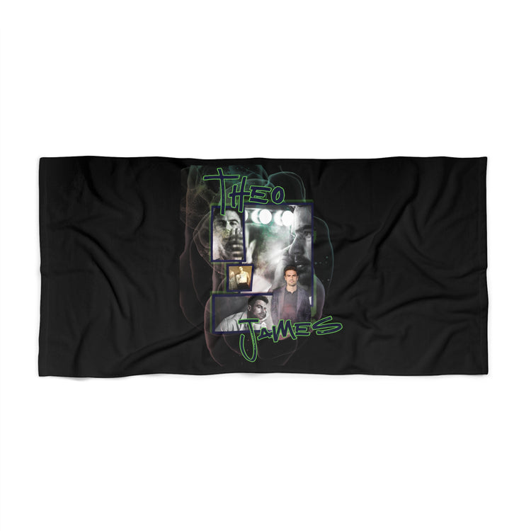 Theo James Beach Towel - Fandom-Made