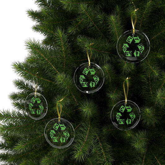 Puff Pass Recycle Glass Ornaments - Fandom-Made