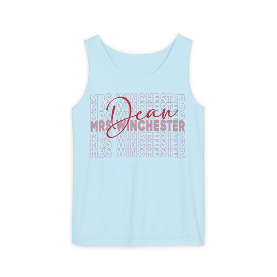 Mrs. Dean Winchester Unisex Garment-Dyed Tank Top - Fandom-Made