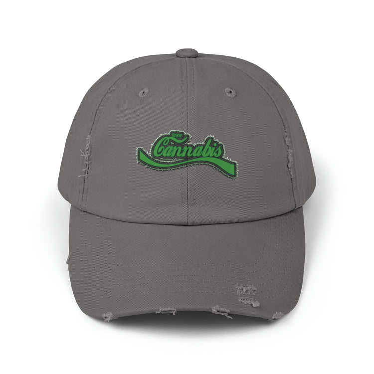 Enjoy Cannabis Distressed Cap - Fandom-Made