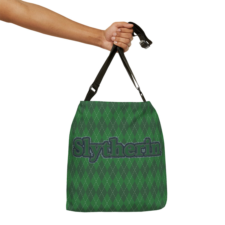 Slytherin Embroidery Design Adjustable Tote Bag - Fandom-Made