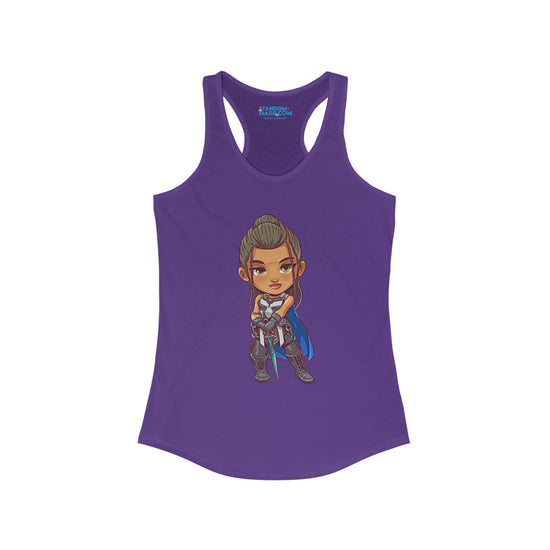 Valkyrie Women's Ideal Racerback Tank - Fandom-Made