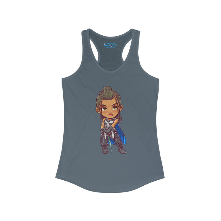 Valkyrie Women's Ideal Racerback Tank - Fandom-Made