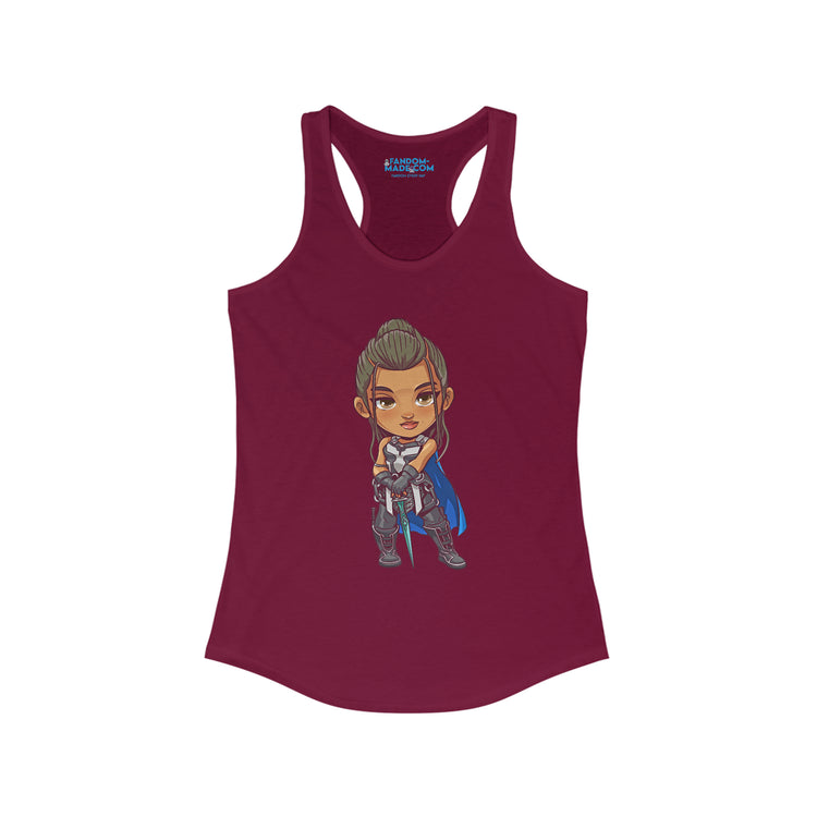 Valkyrie Women's Ideal Racerback Tank - Fandom-Made