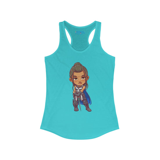 Valkyrie Women's Ideal Racerback Tank - Fandom-Made