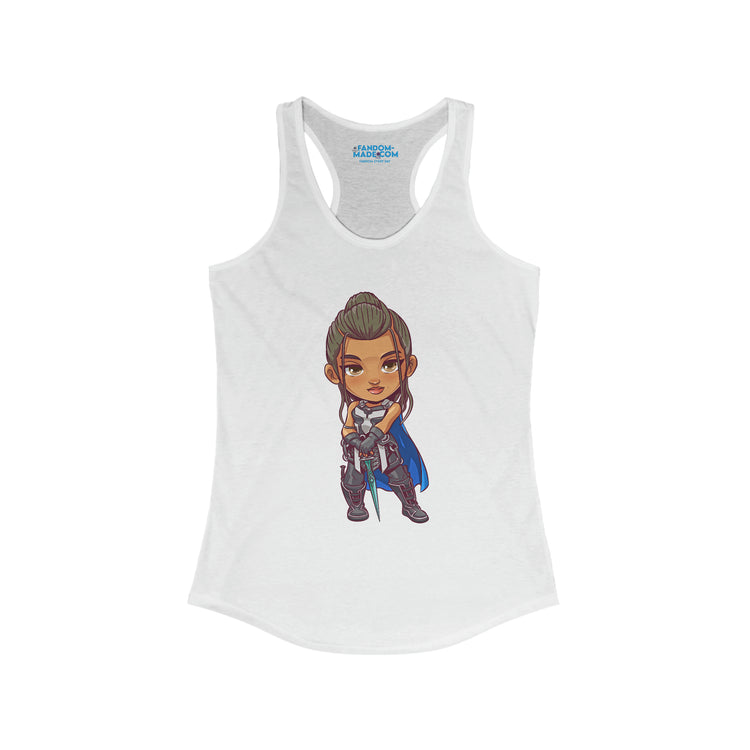 Valkyrie Women's Ideal Racerback Tank - Fandom-Made