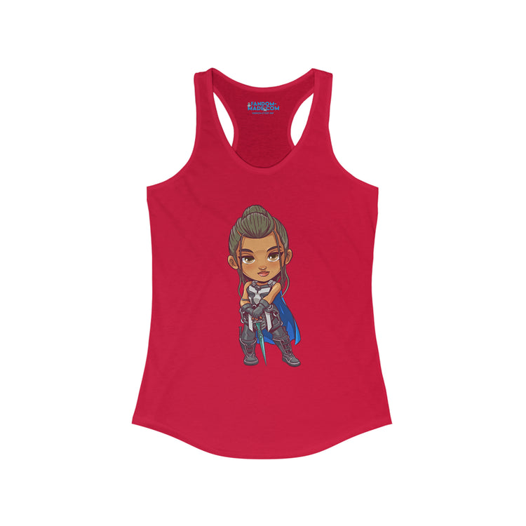 Valkyrie Women's Ideal Racerback Tank - Fandom-Made