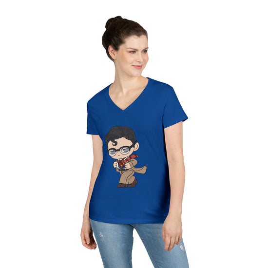 Supes V-Neck Tee - Fandom-Made