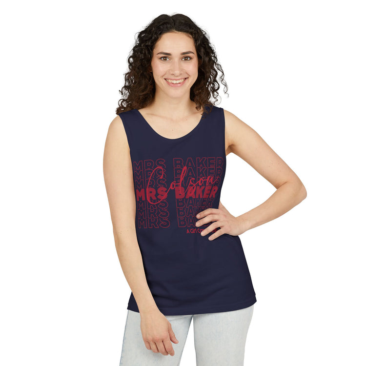 Mrs. Baker Unisex Garment-Dyed Tank Top