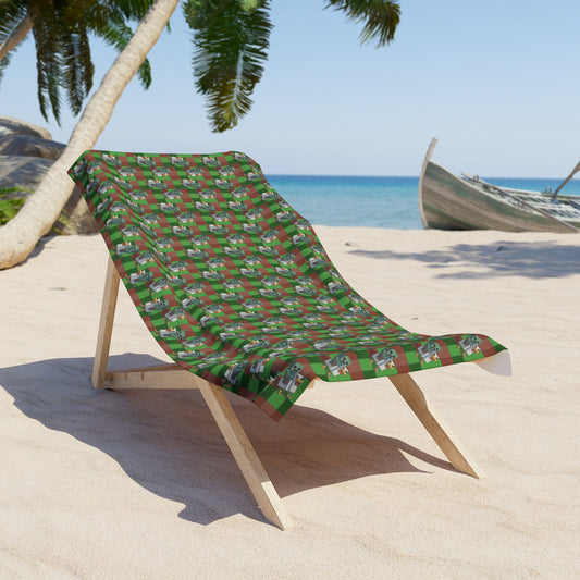 Chicken Jockey Beach Towel - Fandom-Made
