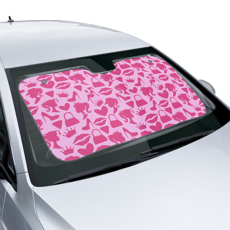 Girlie Doll Car Sunshade - Fandom-Made