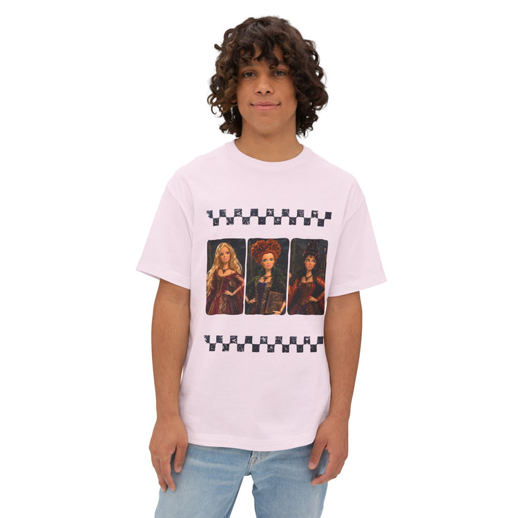 Here For Hocus Pocus Unisex Oversized Boxy Tee
