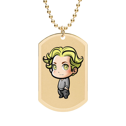 Jasper Dog Tag with Chain