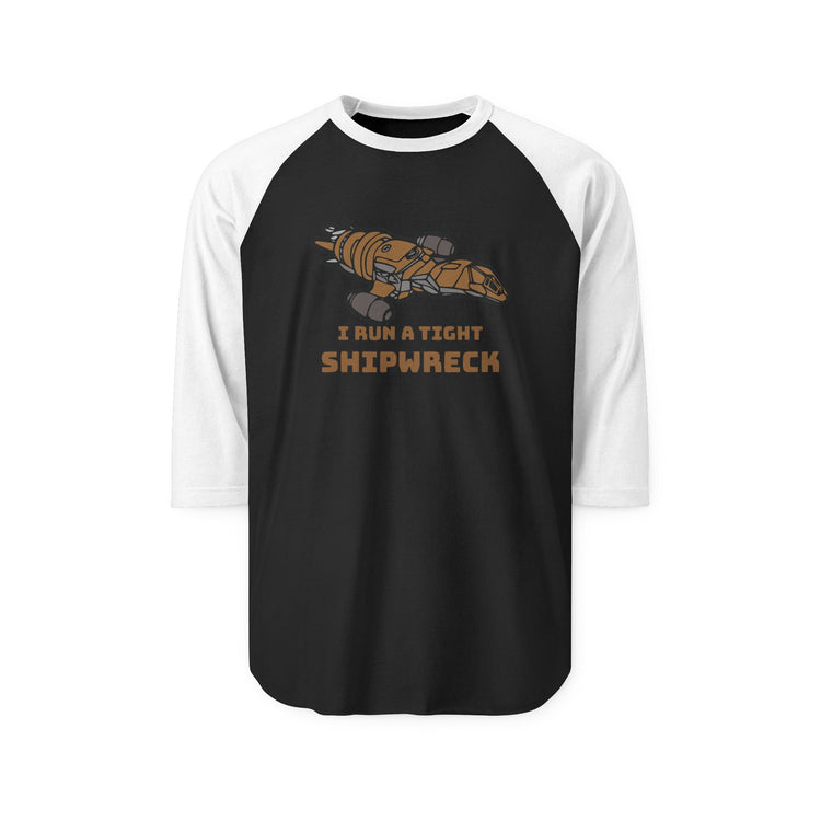 Tight Shipwreck 3/4 Raglan Shirt - Fandom-Made