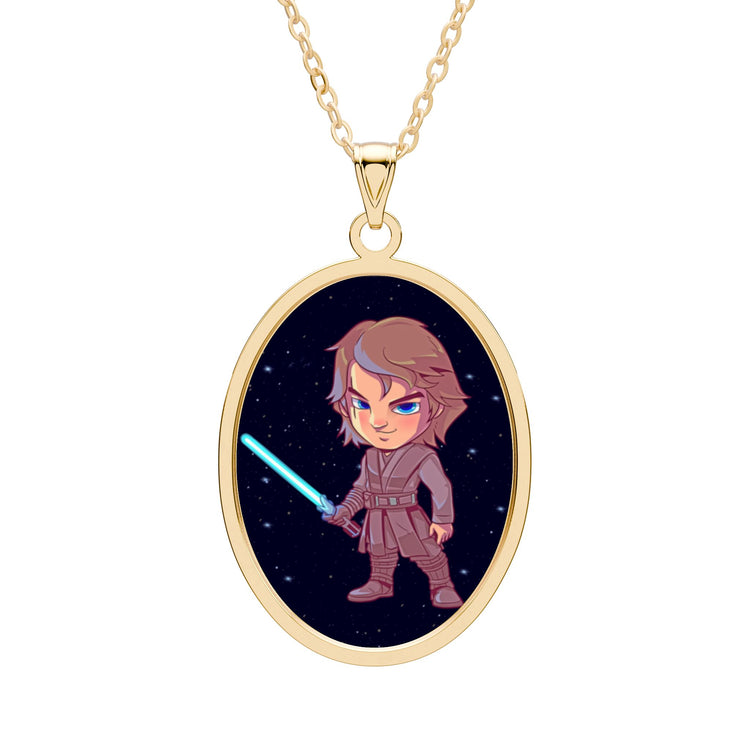 Anakin Skywalker Oval Pendant