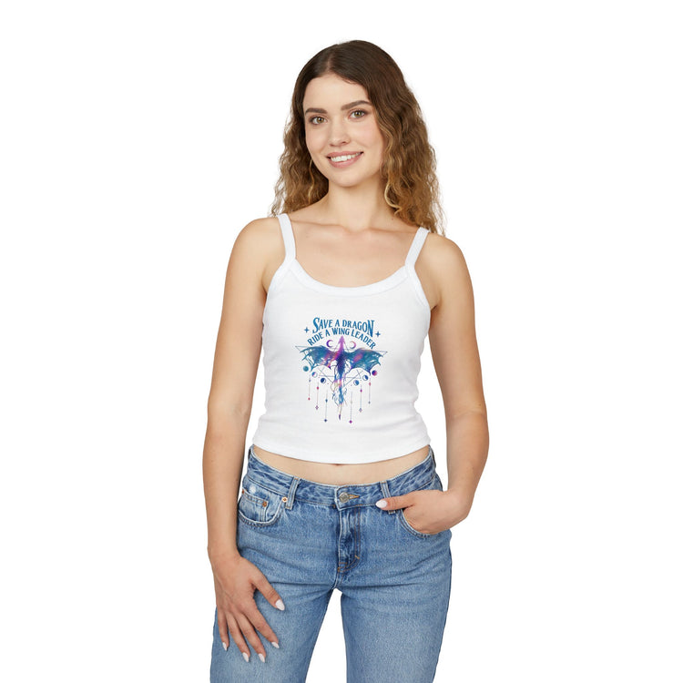 Save a Dragon Spaghetti Strap Tank Top