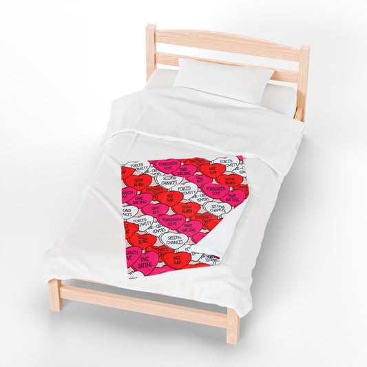 Conversation Tropes Velveteen Plush Blanket - Fandom-Made