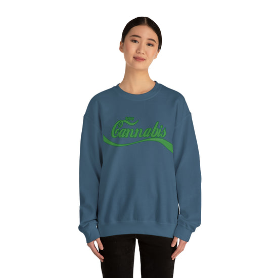 Enjoy Cannabis Crewneck Sweatshirt - Fandom-Made