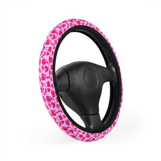 Girlie Doll Car Steering Wheel Cover - Fandom-Made