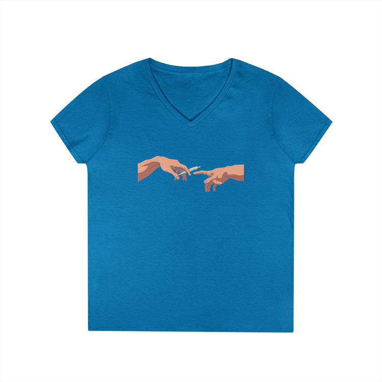 Pass It Ladies' V-Neck Tee