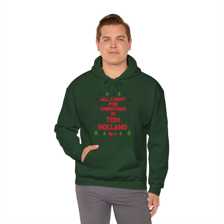 All I Want For Christmas Tom Holland Hoodie