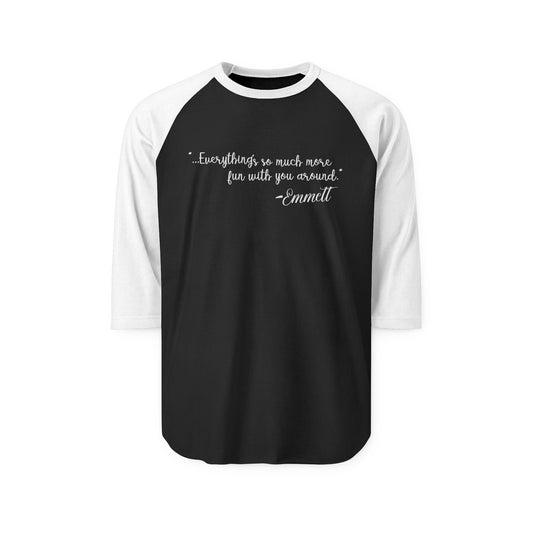 So Much More Fun 3/4 Raglan Shirt - Fandom-Made
