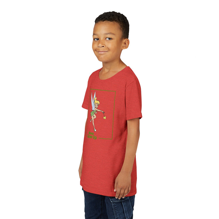 Never Grow Up Youth Tee - Fandom-Made