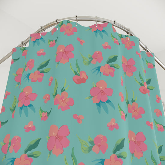 Aloha Boy Shower Curtain - Fandom-Made