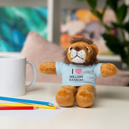 I  Love William Ransom Stuffed Animals with Tee - Fandom-Made